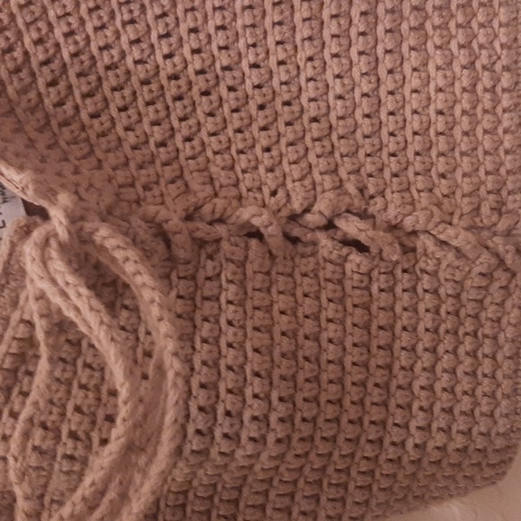 Coterie by ash Crochet Crop Top & Matching Skirt Sand Tan Size Small NWOT - Picture 8 of 15